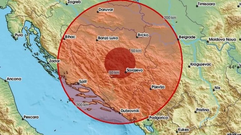 Zemljotres pogodio Bosnu i Hercegovinu: “Dobro se zatreslo”
