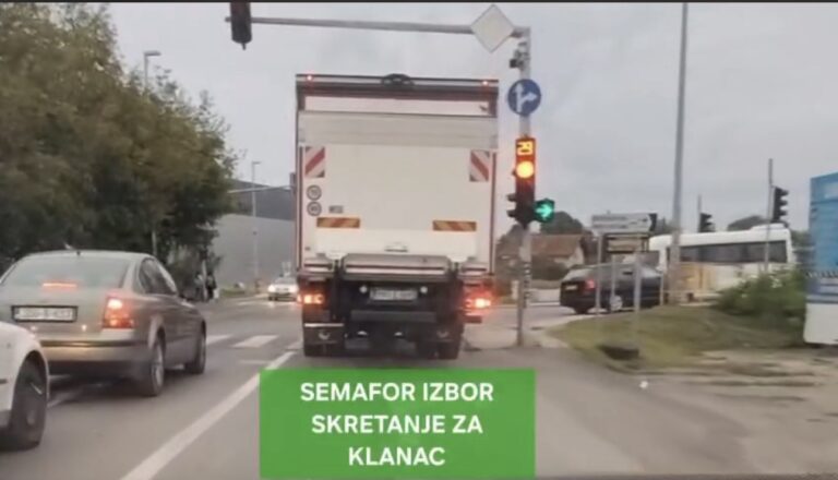 Sugestija za semafor: Izbor : Klanac (most)